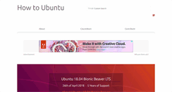 Desktop Screenshot of howtoubuntu.org