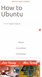 Mobile Screenshot of howtoubuntu.org